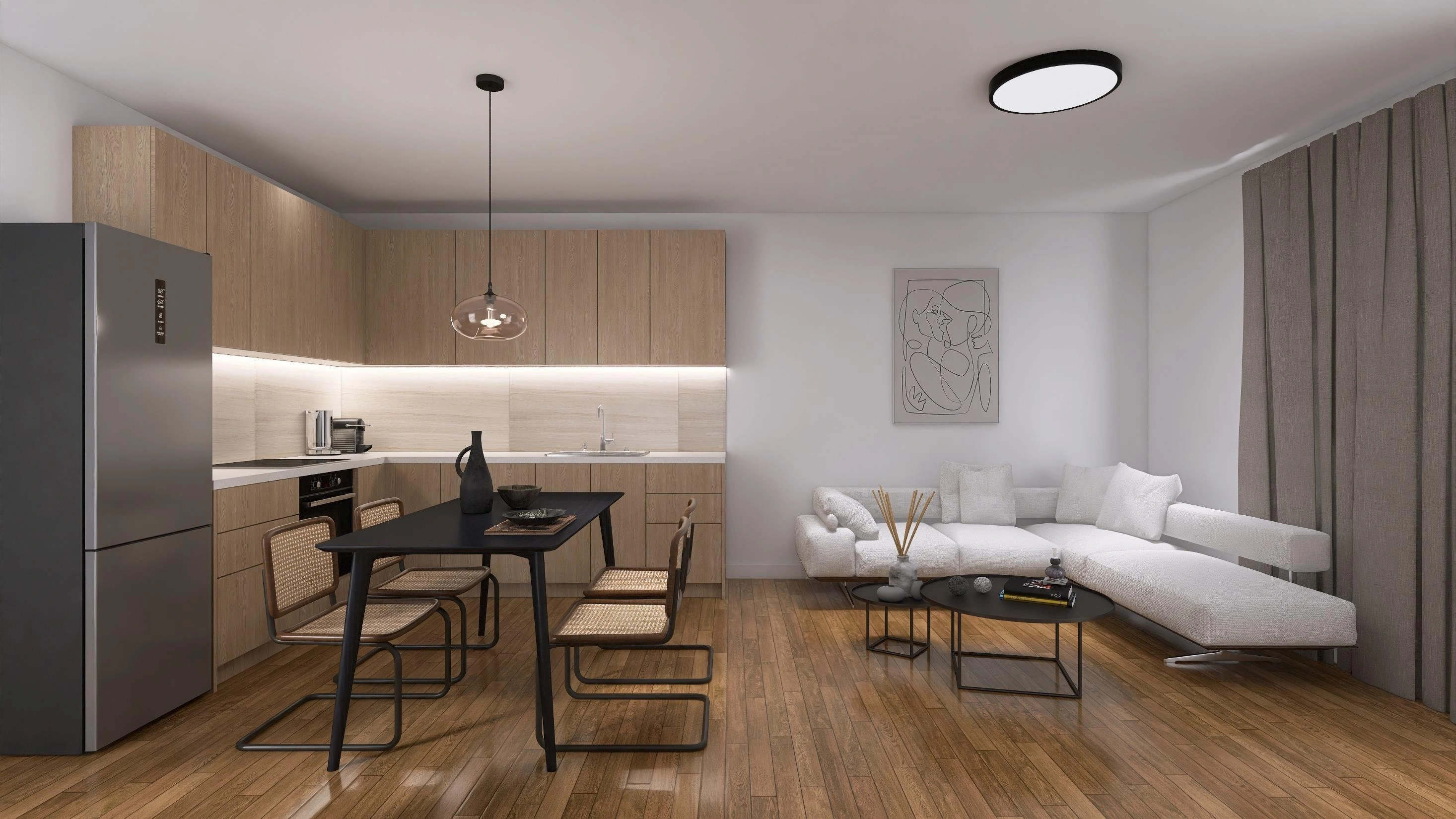 Apartments in a modern residential complex in Argyroupoli, Attica, Greece