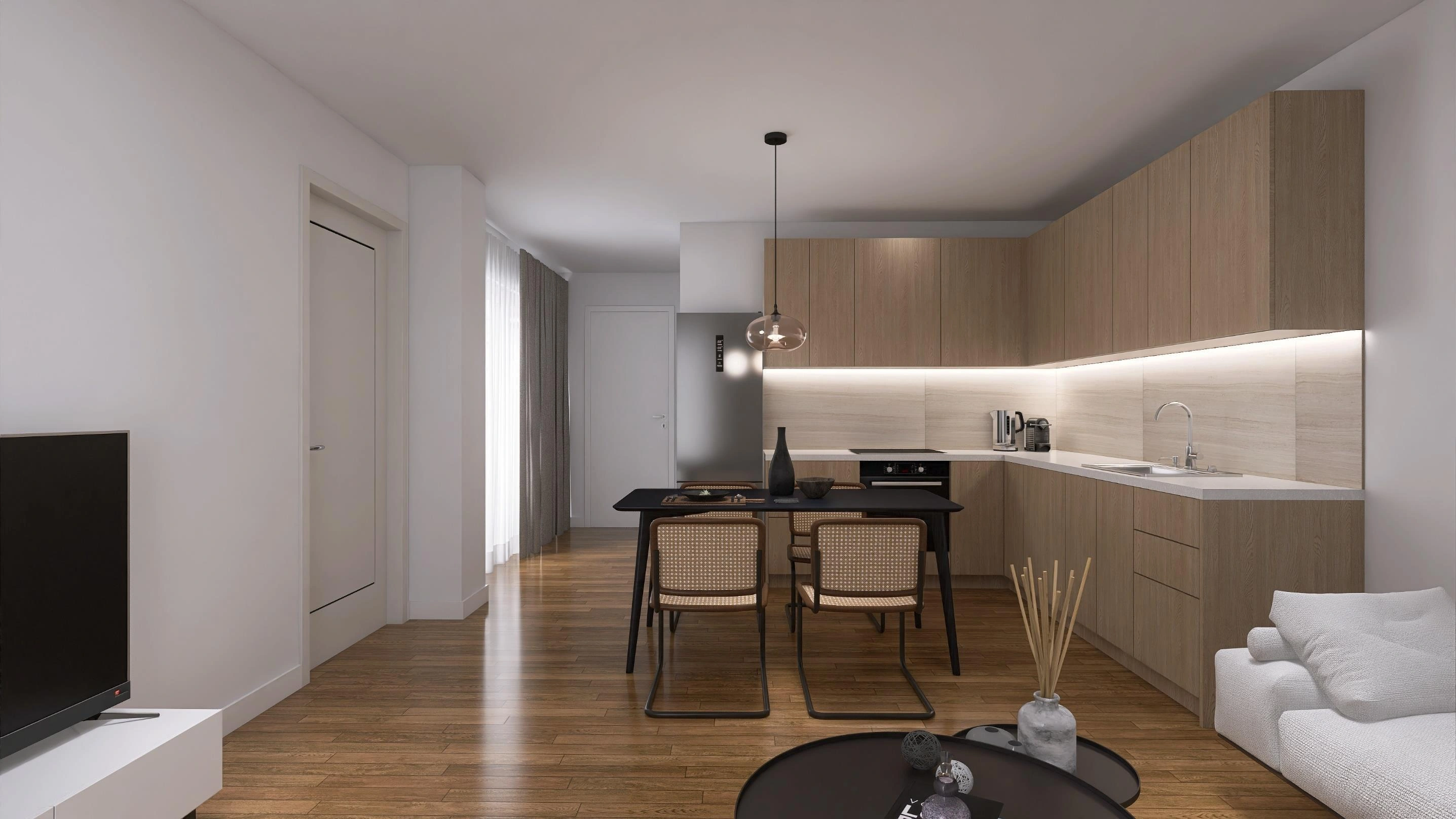 Apartments in a modern residential complex in Argyroupoli, Attica, Greece