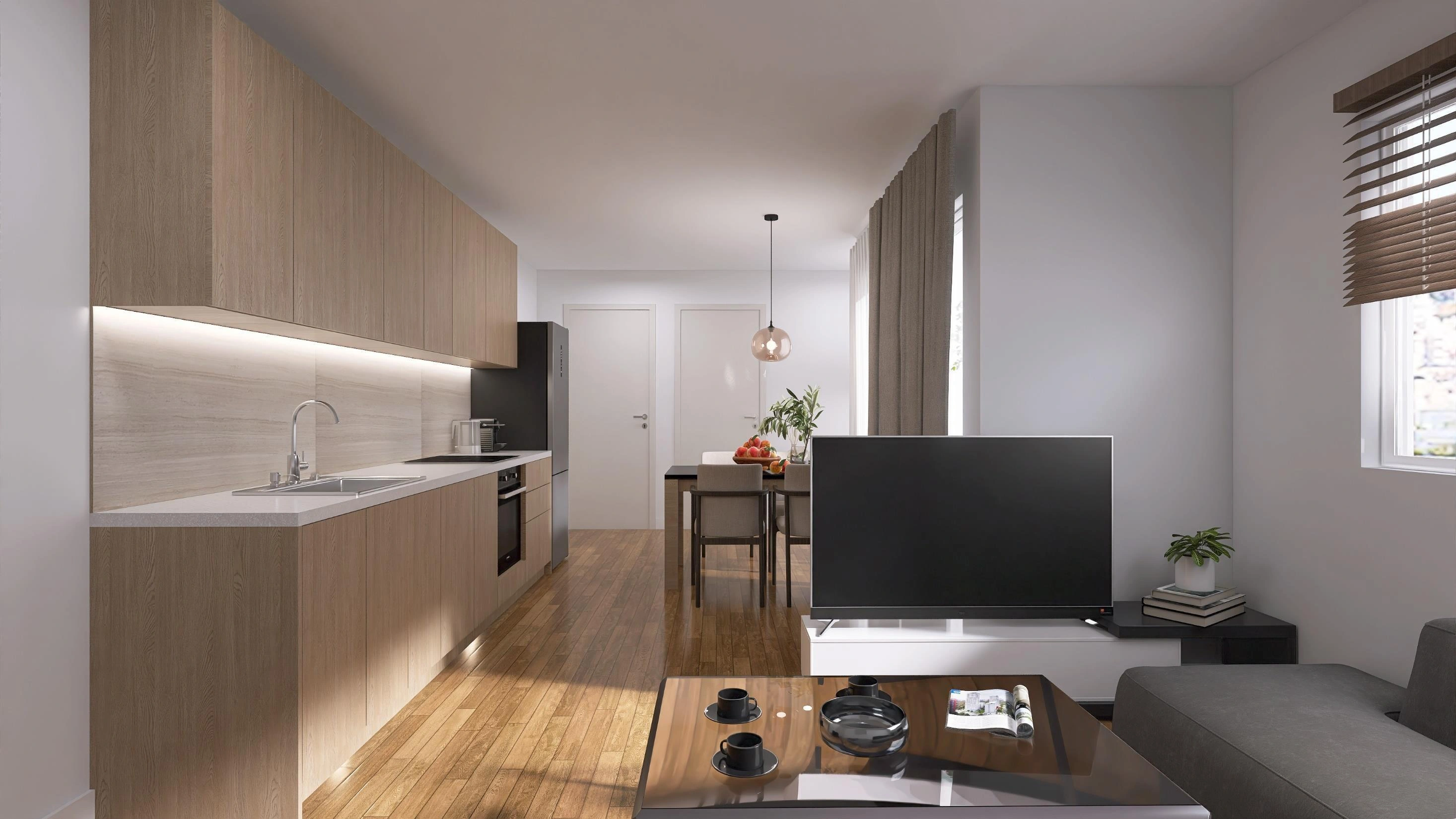 Apartments in a modern residential complex in Argyroupoli, Attica, Greece