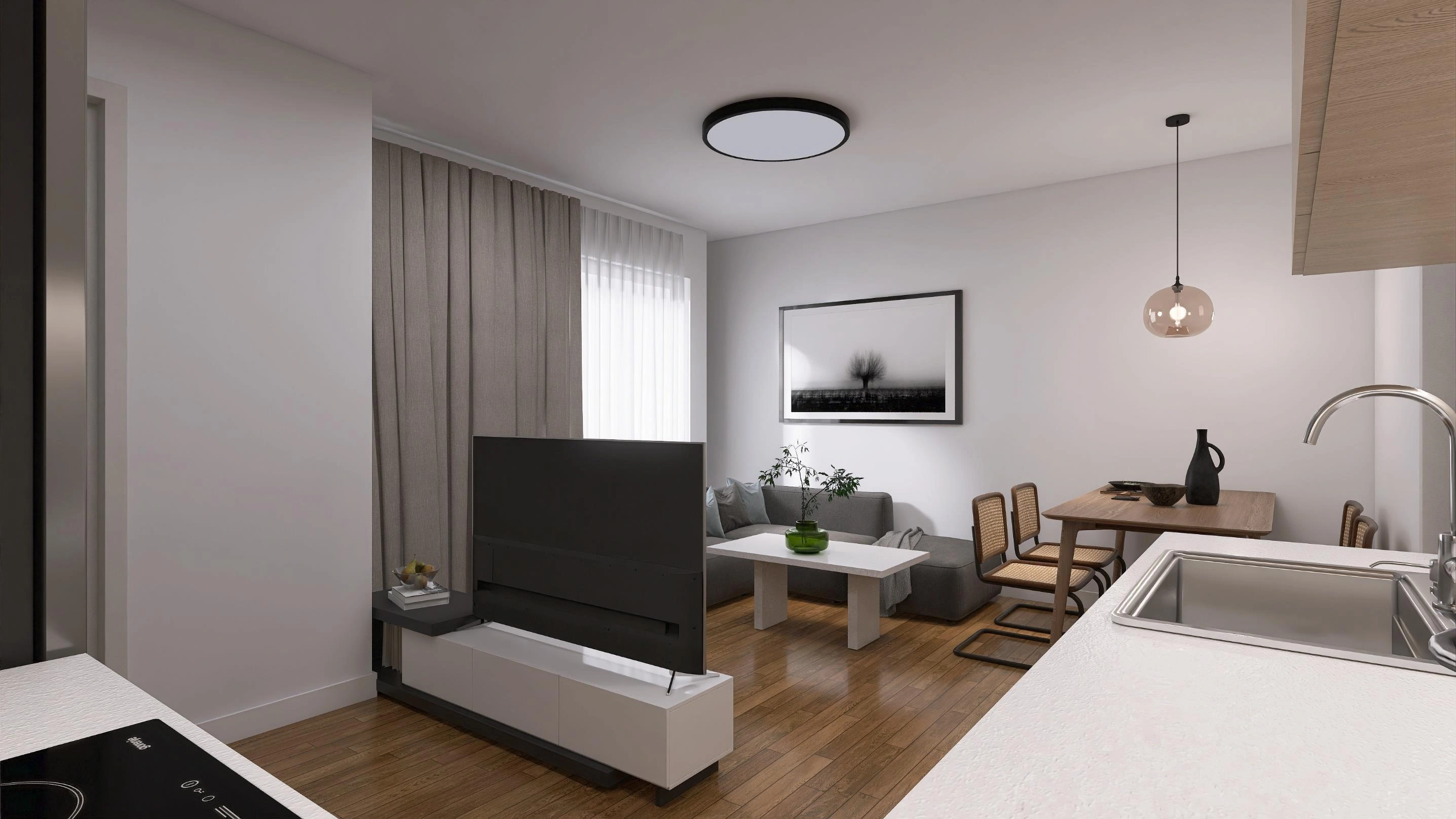 Apartments in a modern residential complex in Argyroupoli, Attica, Greece