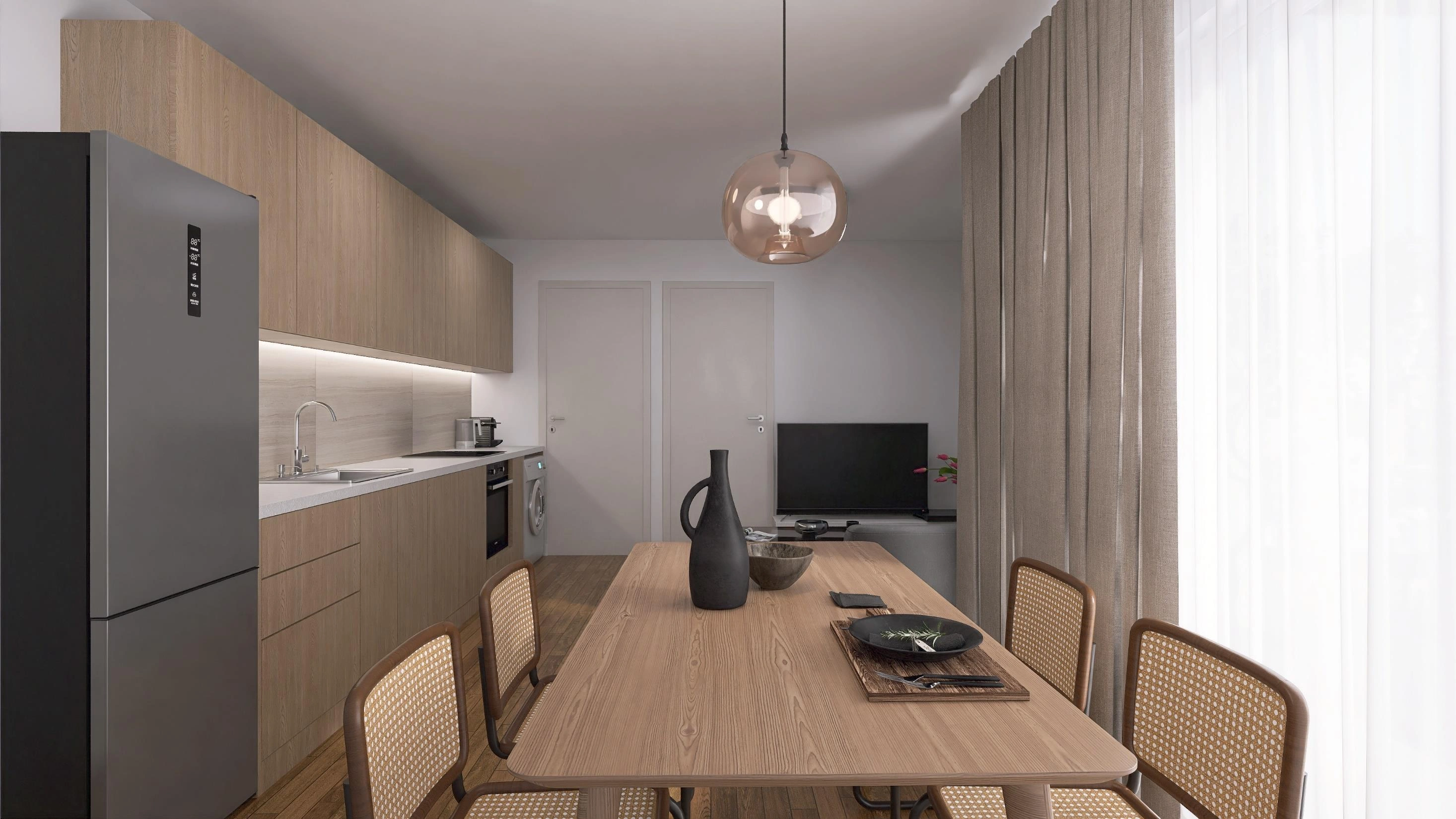 Apartments in a modern residential complex in Argyroupoli, Attica, Greece