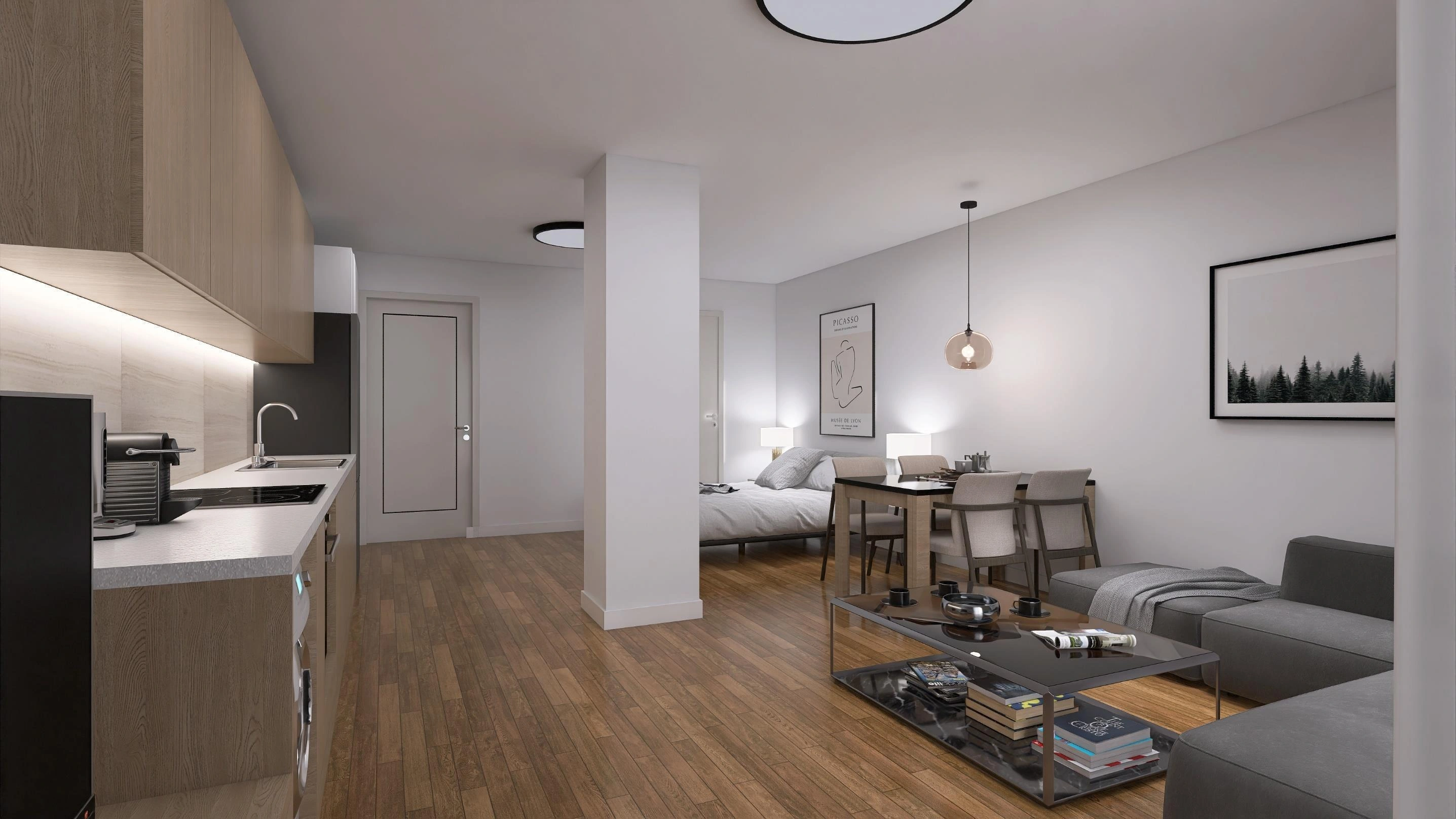 Apartments in a modern residential complex in Argyroupoli, Attica, Greece