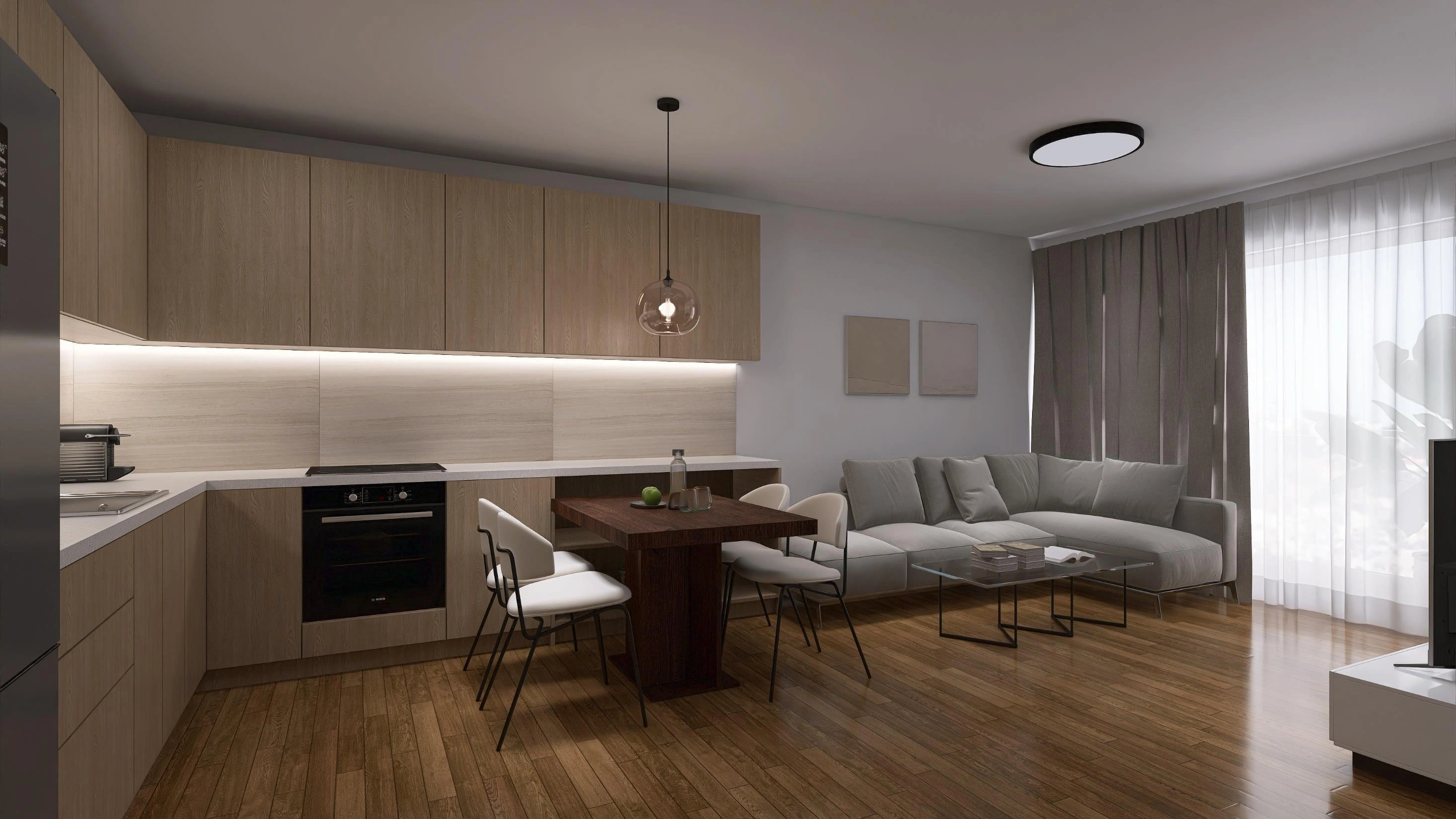 Apartments in a modern residential complex in Argyroupoli, Attica, Greece