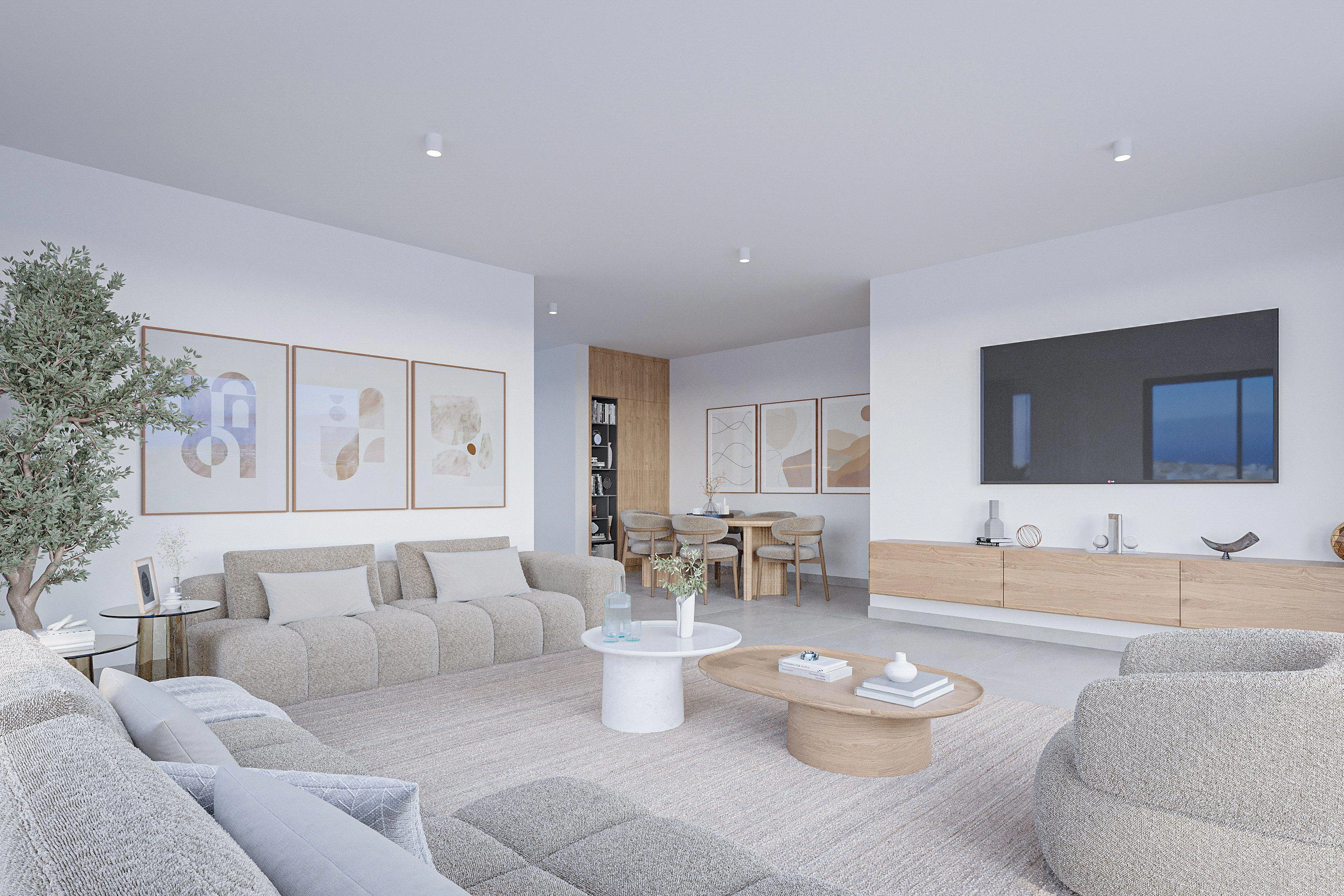 Villas in a new residential complex in Paphos, Cyprus