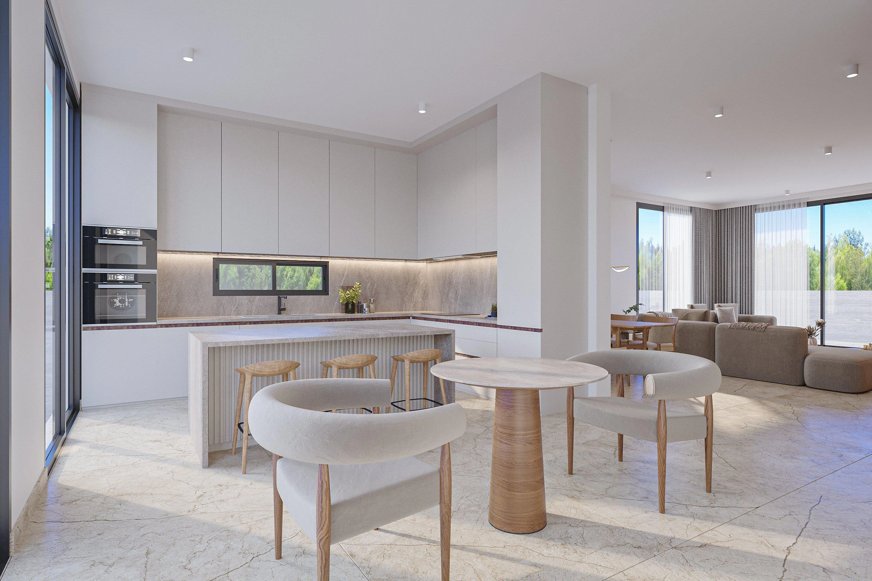 Villas in a new residential complex in Paphos, Cyprus