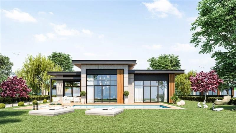 فيلات في مجمع سكني في بويك تشكمجه، إسطنبول، تركيا