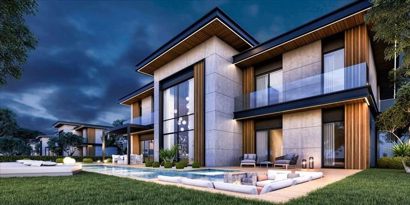 Villas in a residential complex in Büyükçekmece, Istanbul, Turkiye