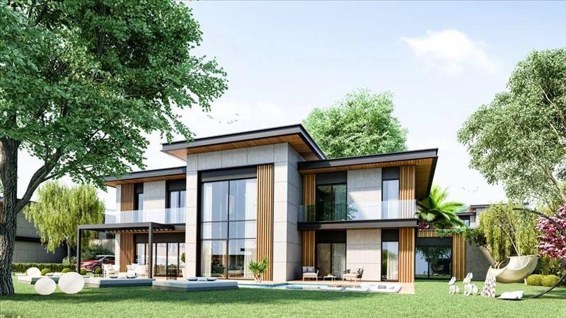 فيلات في مجمع سكني في بويك تشكمجه، إسطنبول، تركيا