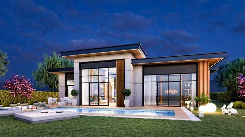 فيلات في مجمع سكني في بويك تشكمجه، إسطنبول، تركيا