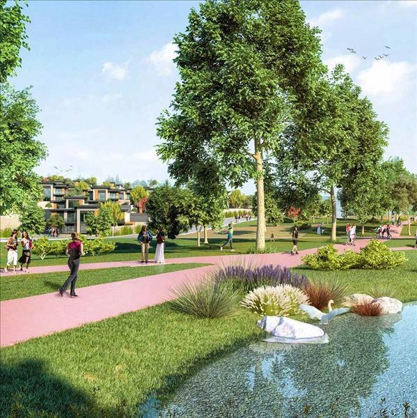 Villas in a residential complex in Büyükçekmece, Istanbul, Turkiye