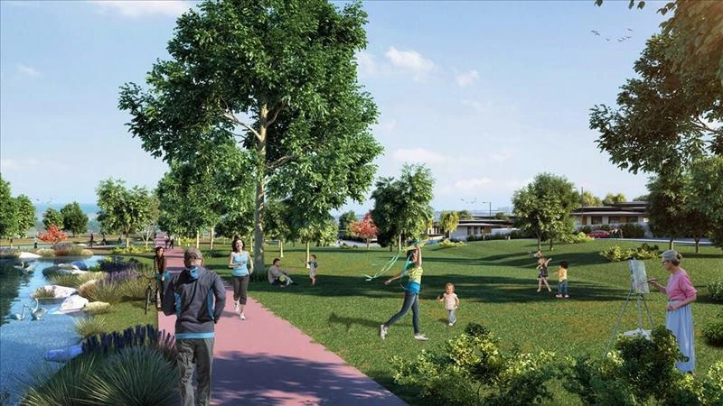 Villas in a residential complex in Büyükçekmece, Istanbul, Turkiye