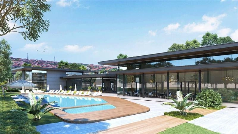 Villas in a residential complex in Büyükçekmece, Istanbul, Turkiye