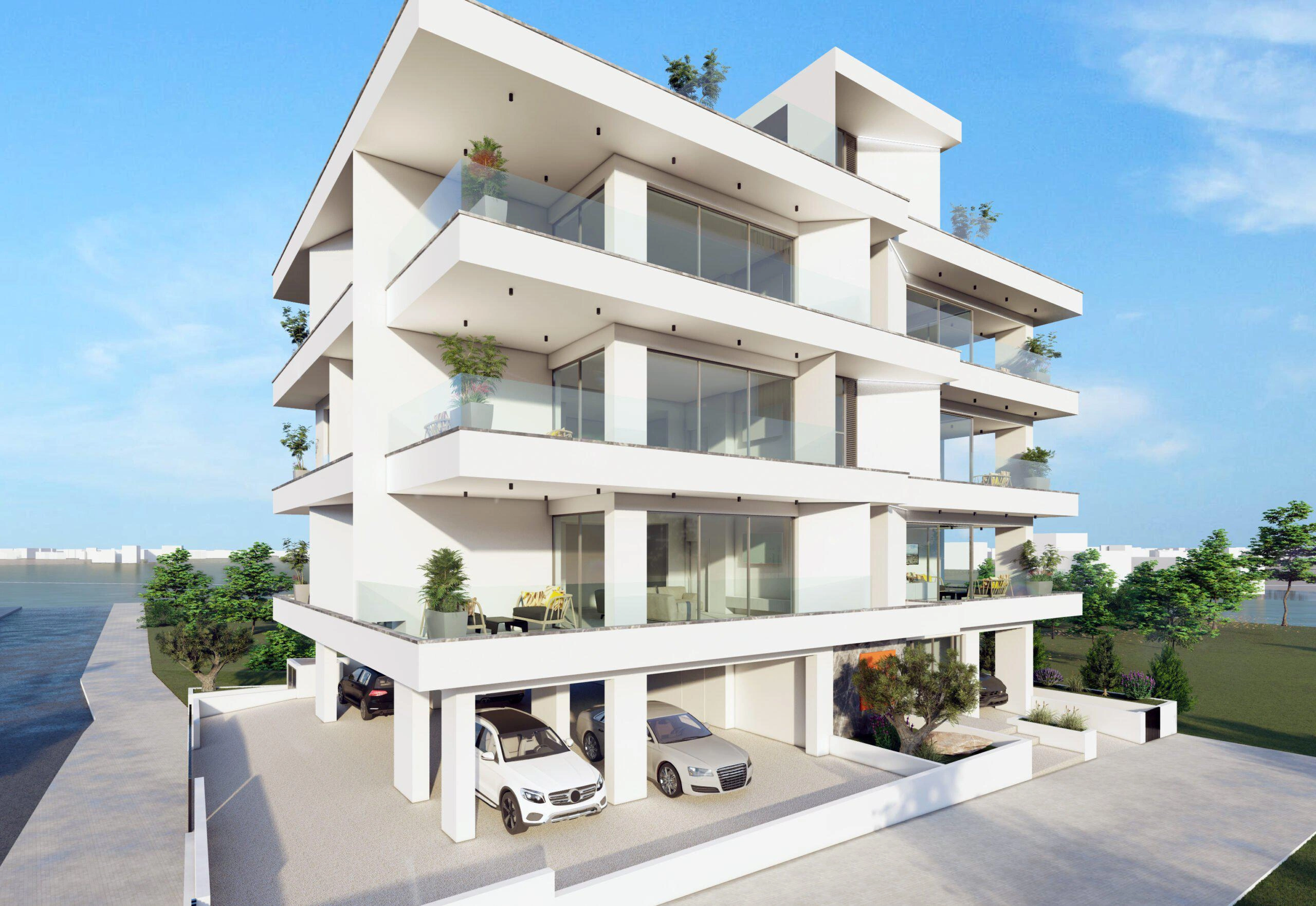 Apartments in a modern residential complex in Famagusta, Cyprus