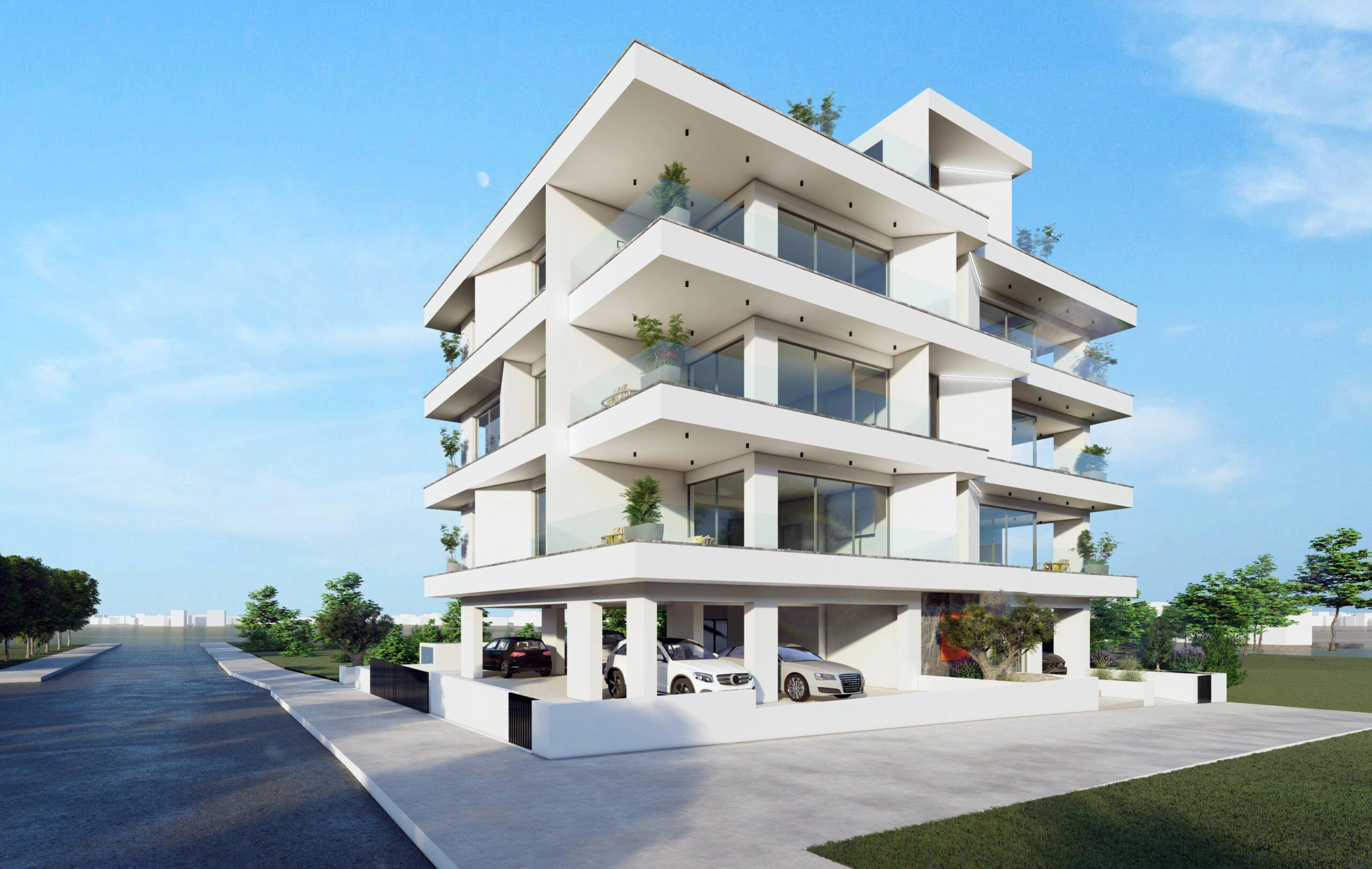 Apartments in a modern residential complex in Famagusta, Cyprus