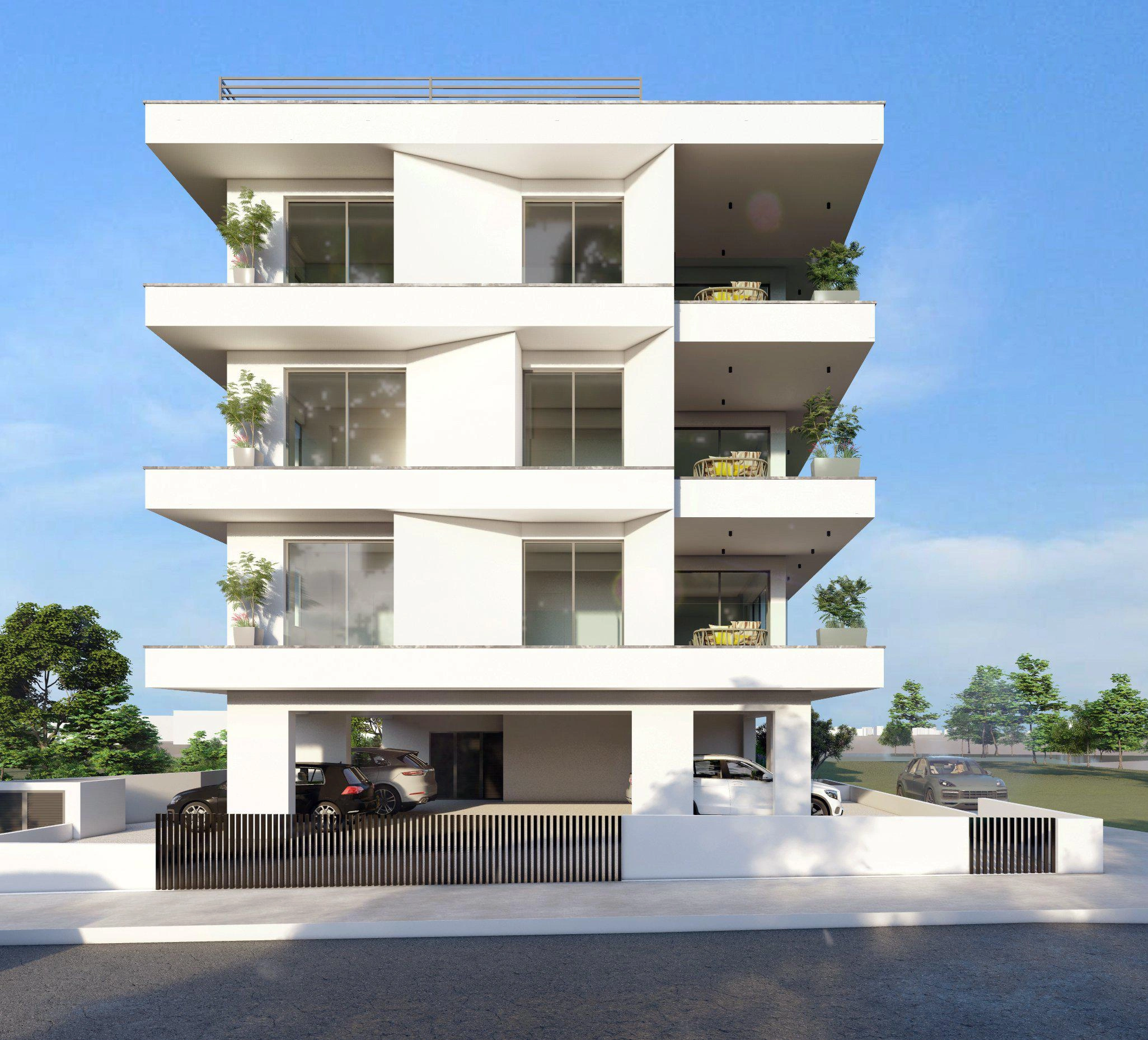 Apartments in a modern residential complex in Famagusta, Cyprus