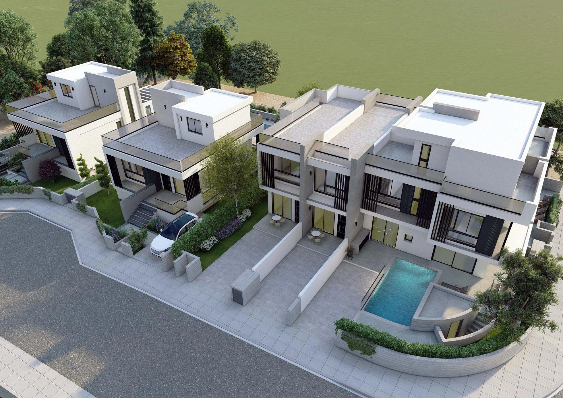 فلل في مجمع سكني حديث في بافوس، قبرص