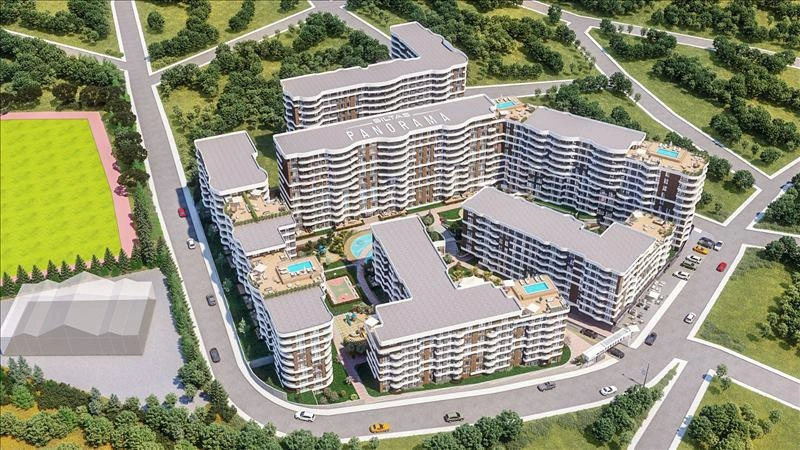 Apartments in a modern residential complex in Pendik, Istanbul, Turkiye