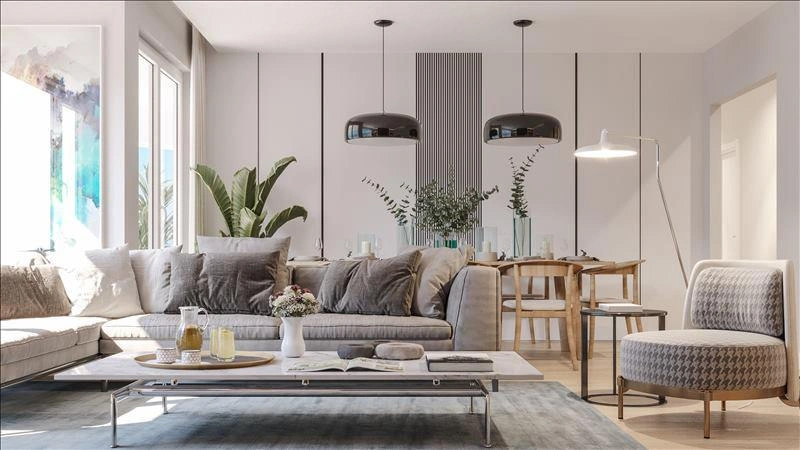 Pendik, İstanbul, Türkiye'de modern bir konut kompleksinde daireler