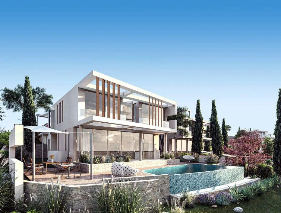 Villas en un complejo residencial costero en Pafos, Chipre