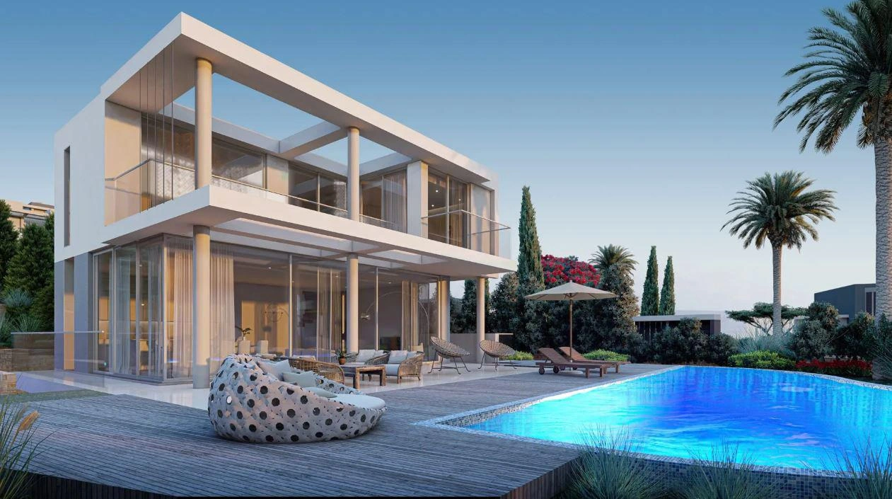 Villas en un complejo residencial costero en Pafos, Chipre