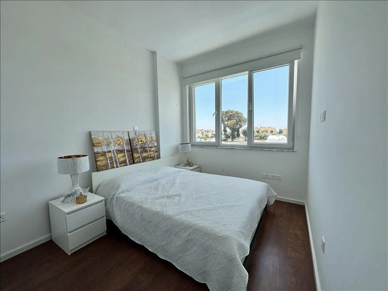 Houses in a residential complex near the beach in Larnaca, Cyprus