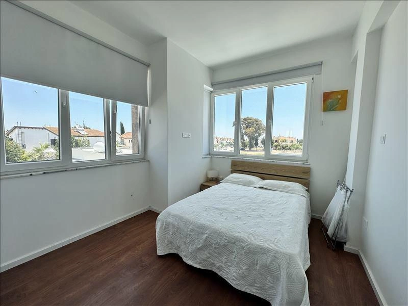 Houses in a residential complex near the beach in Larnaca, Cyprus