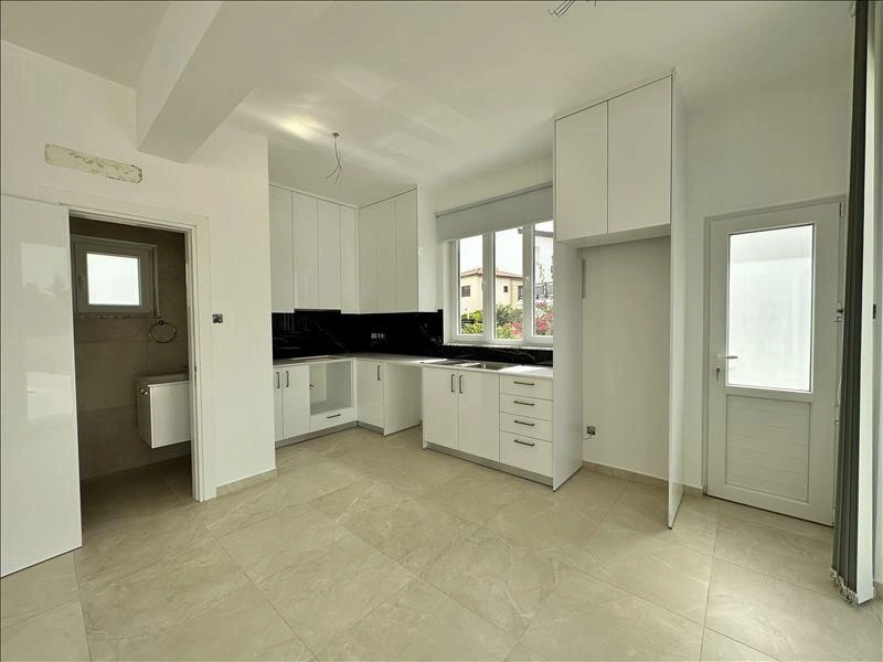 Houses in a residential complex near the beach in Larnaca, Cyprus