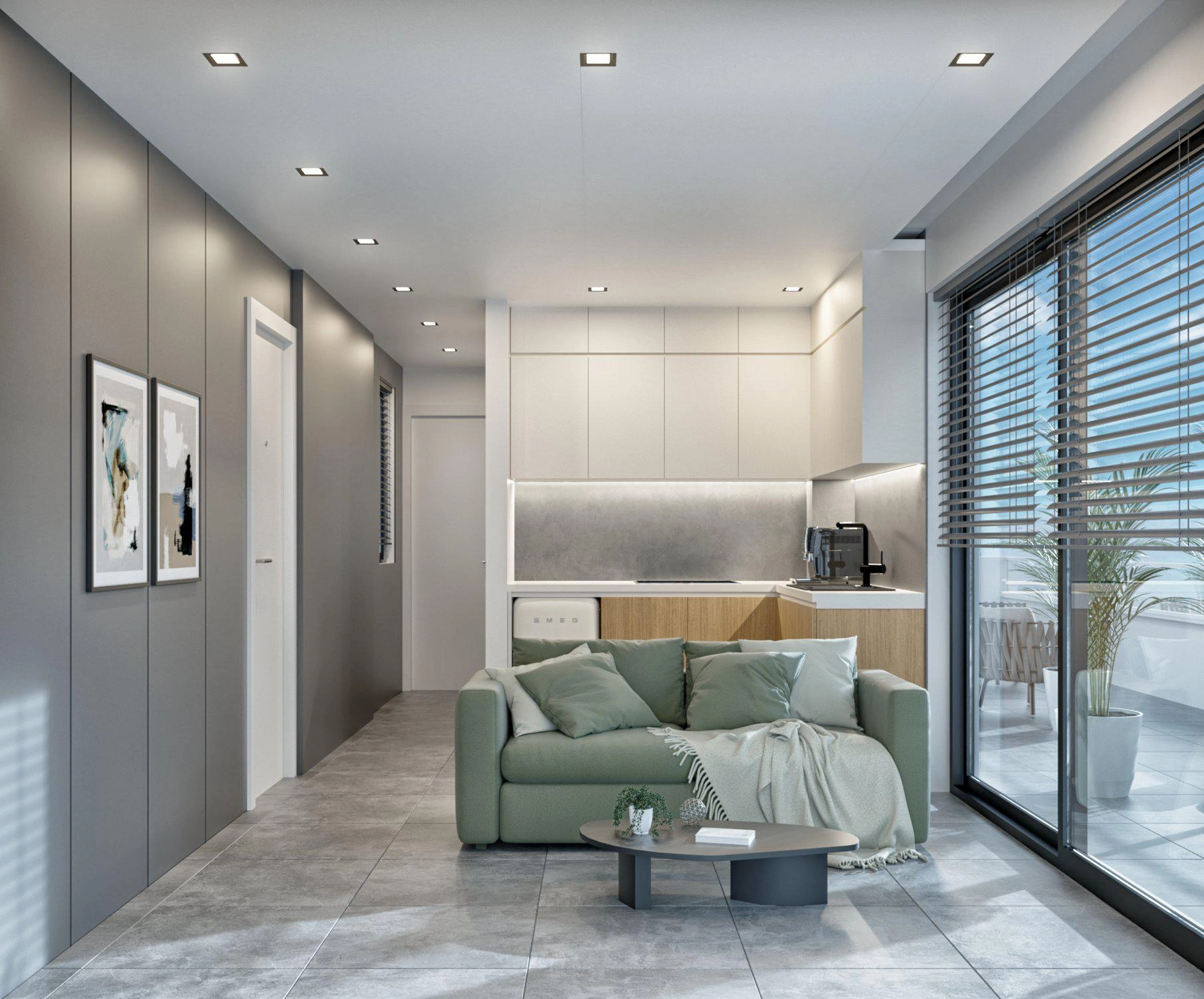 Investment apartments with guaranteed income in Attica, Greece