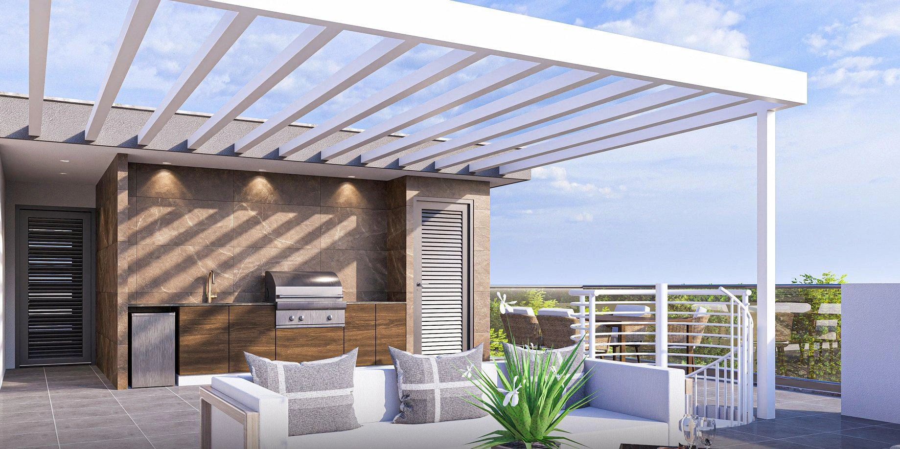 آپارتمانها در یک مجتمع مسکونی مدرن در لارناکا، قبرس