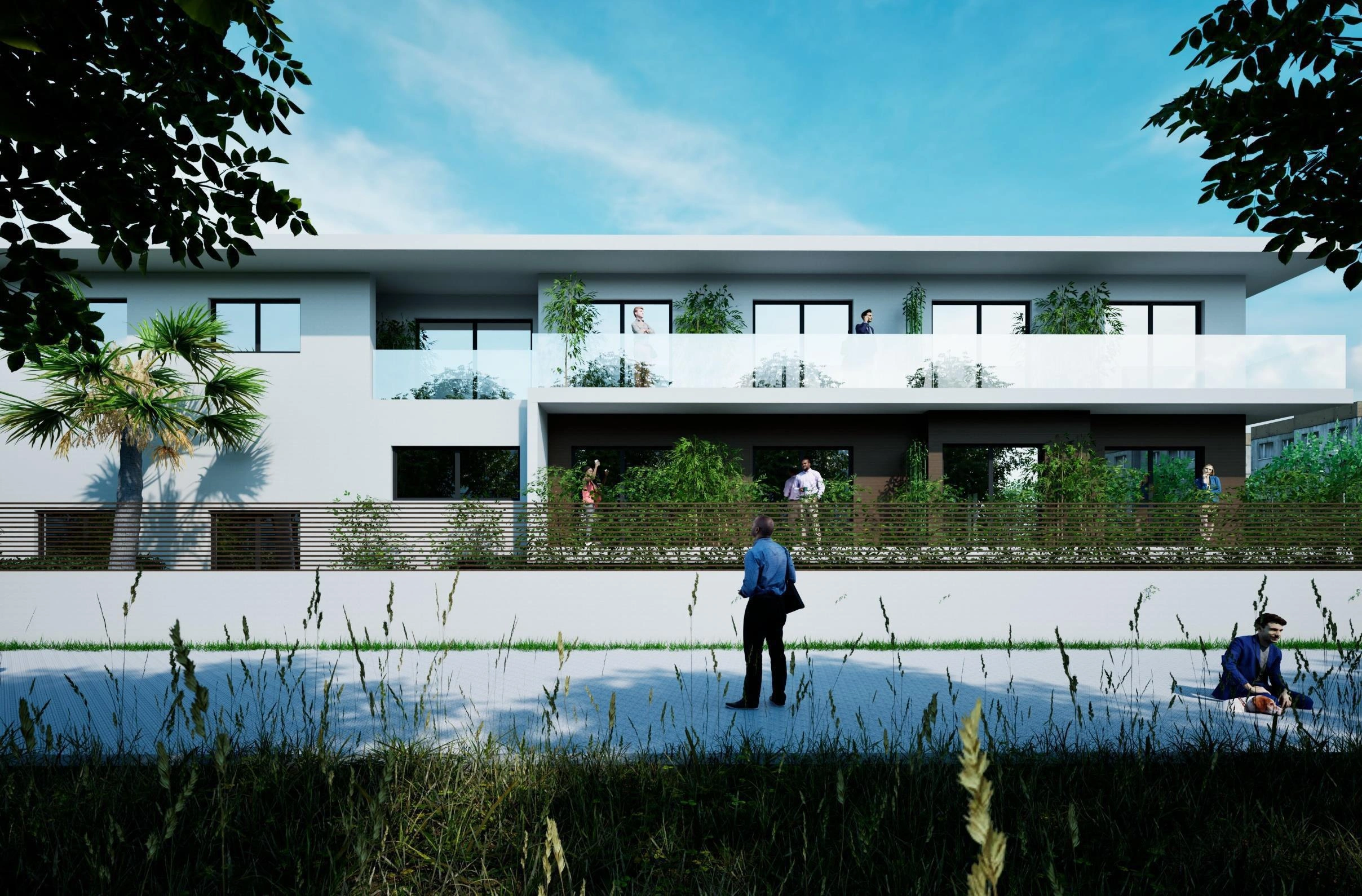 अटिका, ग्रीस में एक आधुनिक आवासीय परिसर के अपार्टमेंट