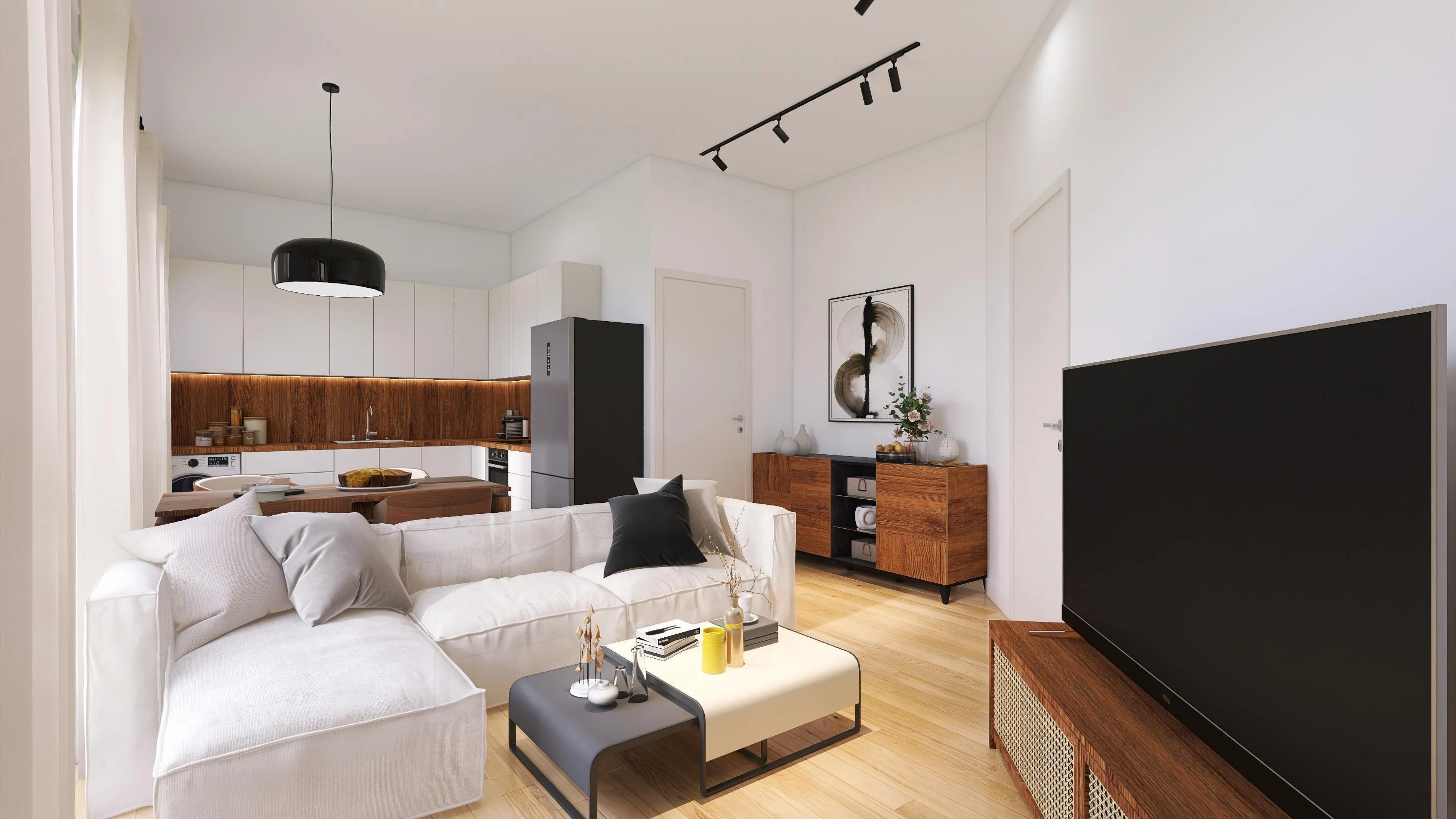 अटिका, ग्रीस में एक आधुनिक आवासीय परिसर के अपार्टमेंट