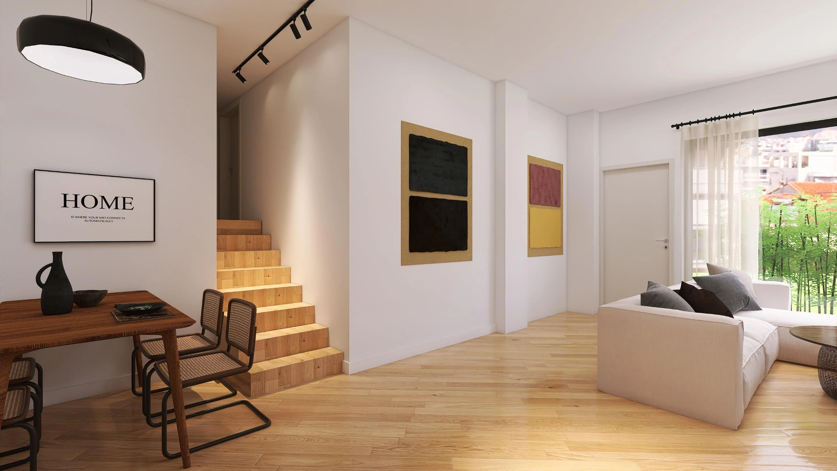 अटिका, ग्रीस में एक आधुनिक आवासीय परिसर के अपार्टमेंट