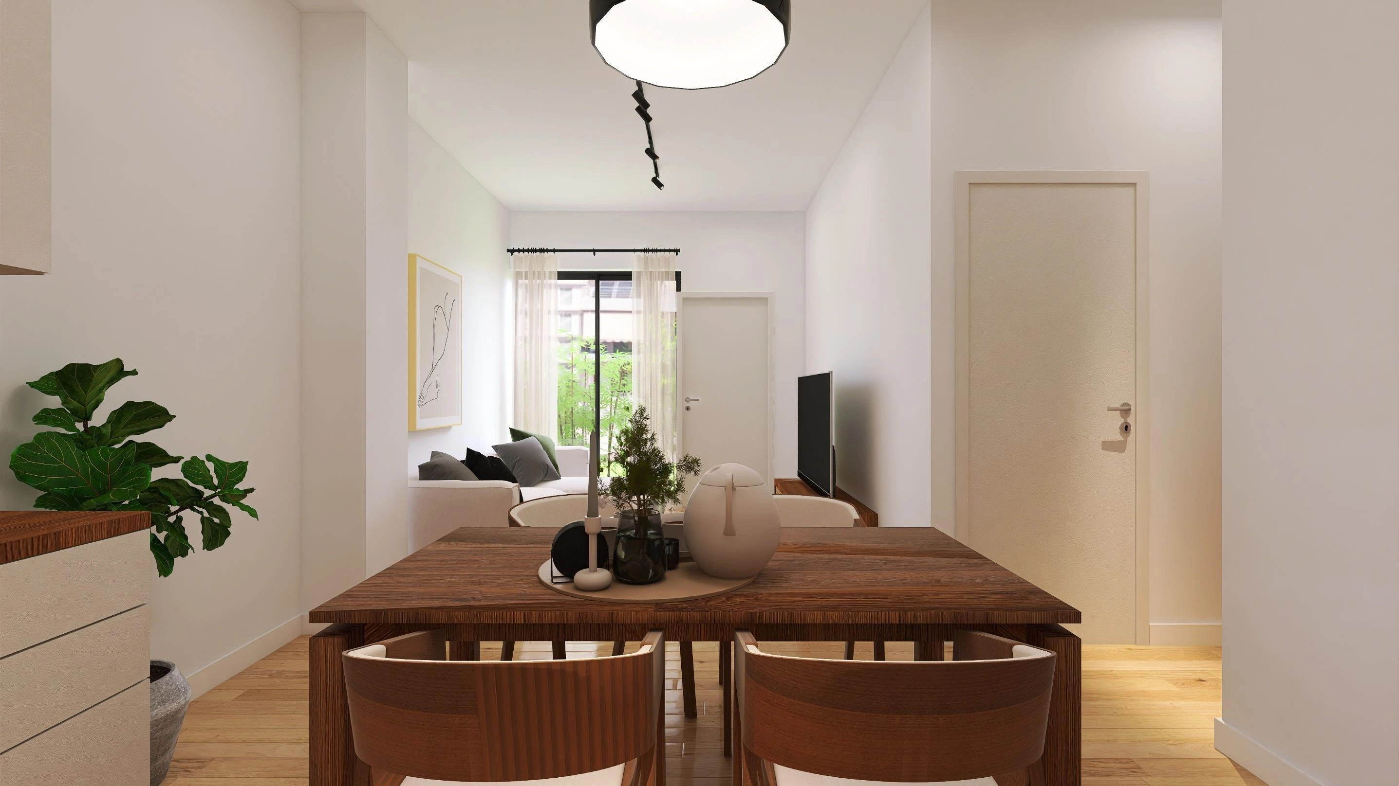 अटिका, ग्रीस में एक आधुनिक आवासीय परिसर के अपार्टमेंट