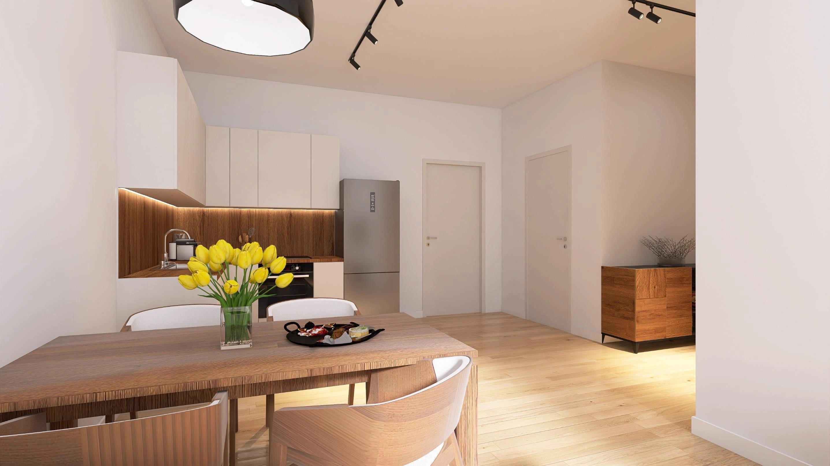 अटिका, ग्रीस में एक आधुनिक आवासीय परिसर के अपार्टमेंट