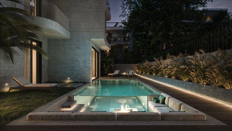 Apartments in a modern residential complex in Voula, Attica, Greece