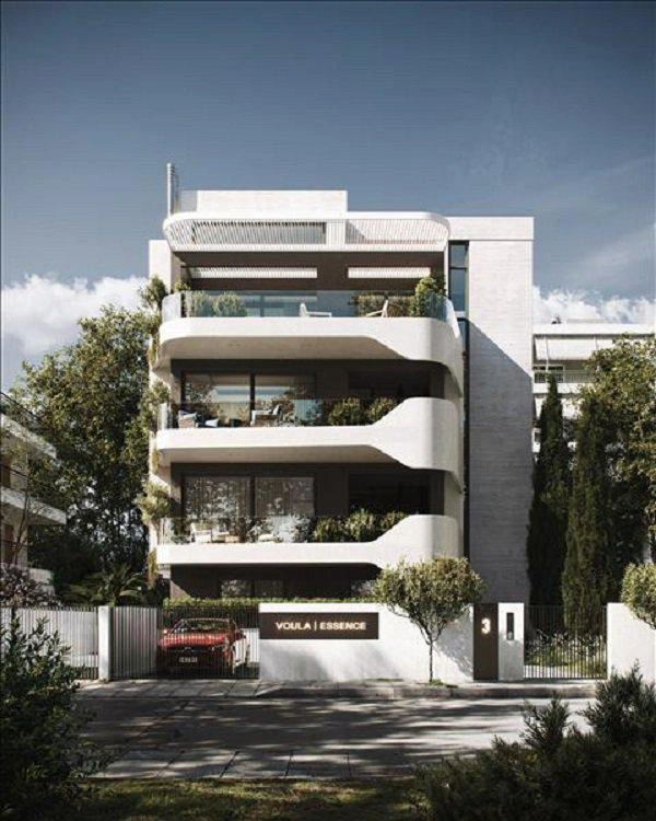 Apartments in a modern residential complex in Voula, Attica, Greece