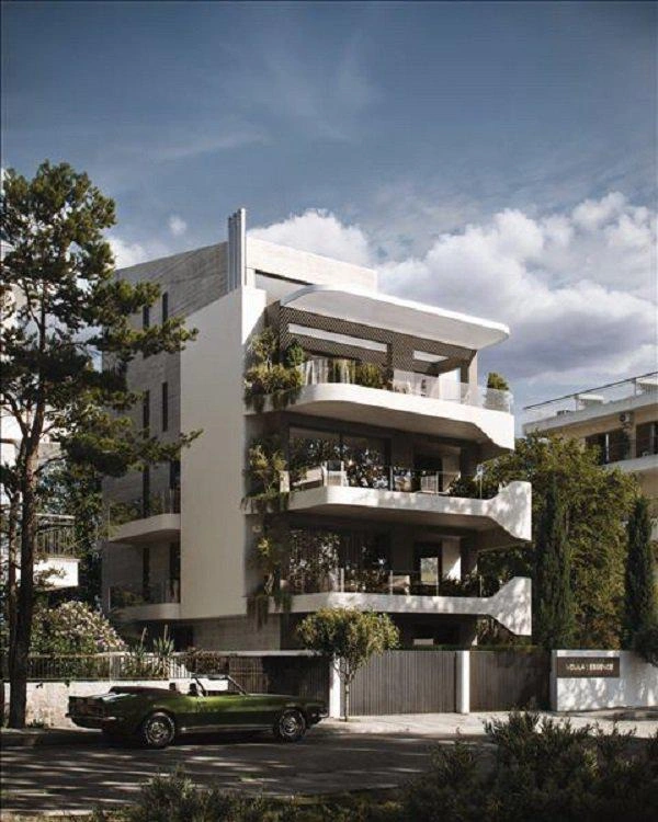 Apartments in a modern residential complex in Voula, Attica, Greece