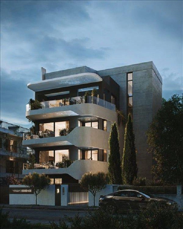 Apartments in a modern residential complex in Voula, Attica, Greece