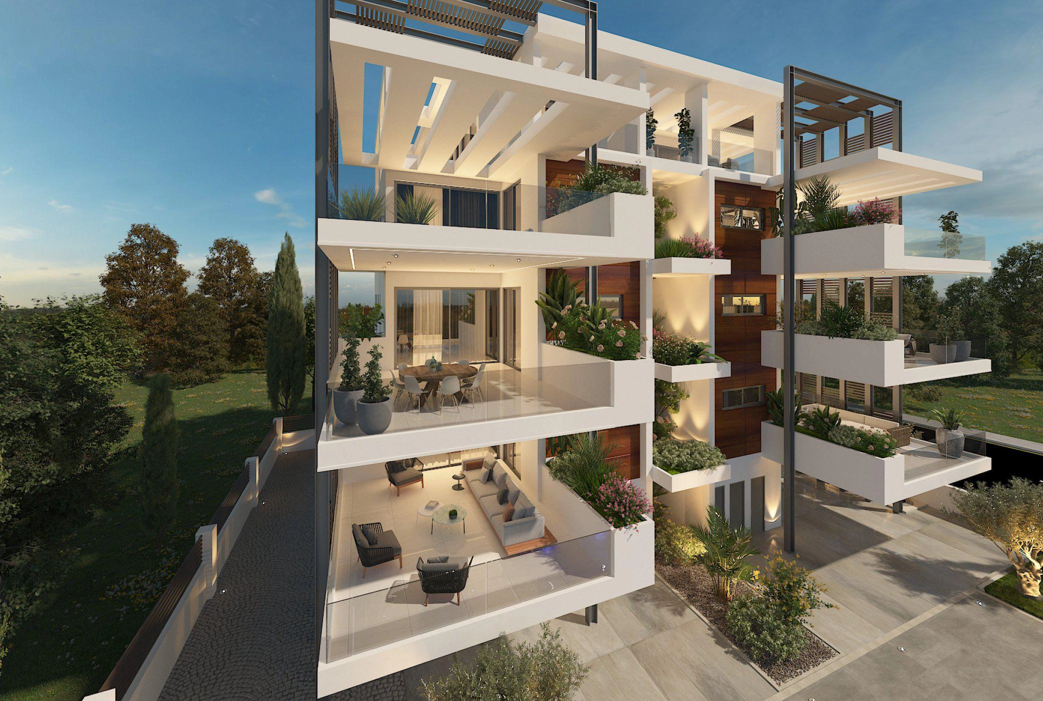 شقق في مجمع سكني جديد قرب الشاطئ في بافوس، قبرص