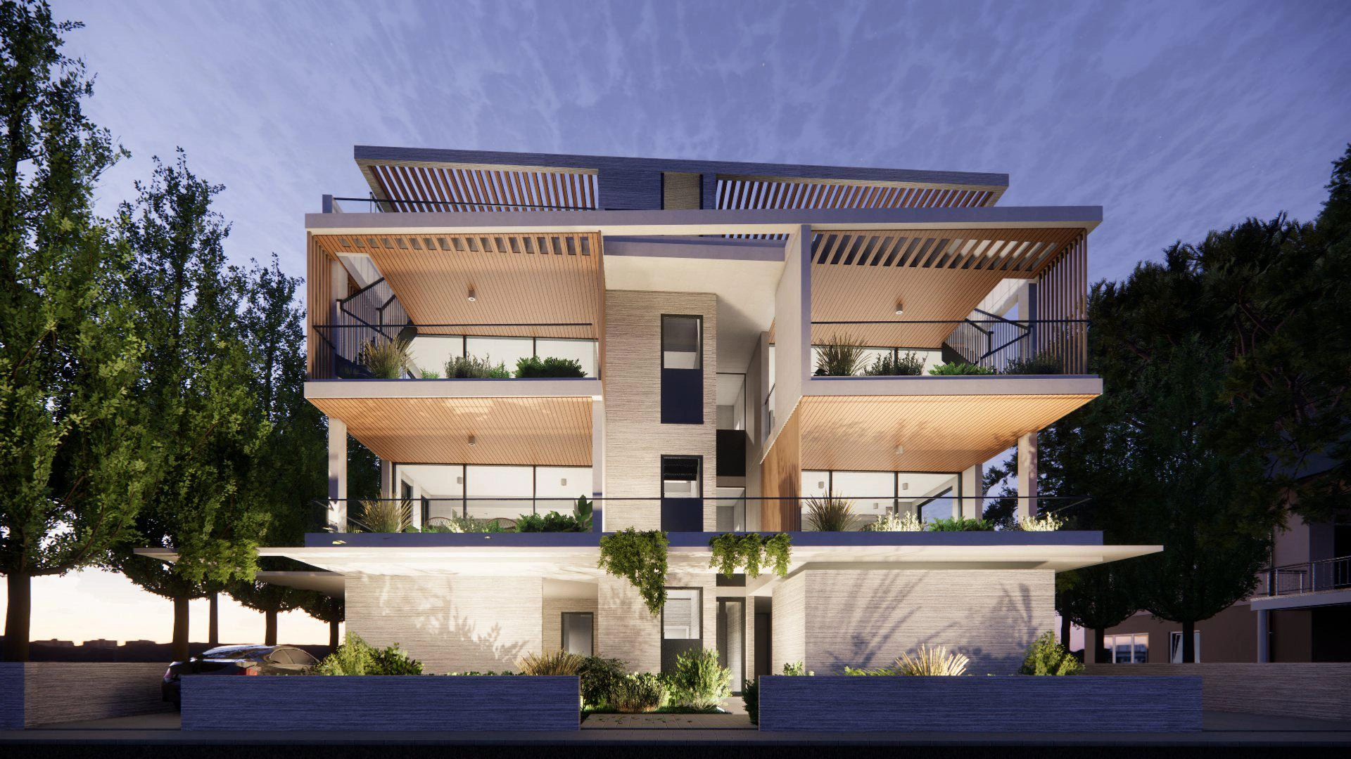 بنتهاوس في مجمع سكني حديث في نيقوسيا، قبرص