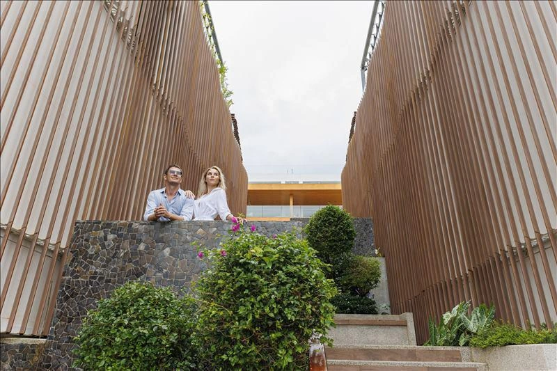 Apartments in a residential complex in Phuket, Thailand