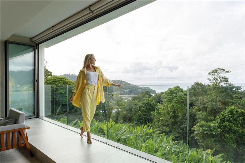 Apartments in a residential complex in Phuket, Thailand