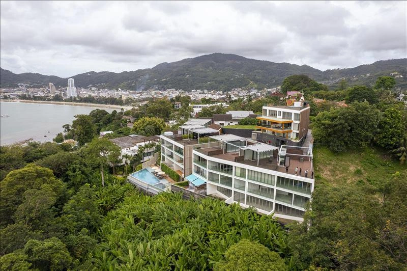 Apartments in a residential complex in Phuket, Thailand