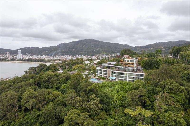 Apartments in a residential complex in Phuket, Thailand