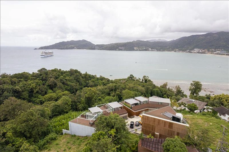 Apartments in a residential complex in Phuket, Thailand