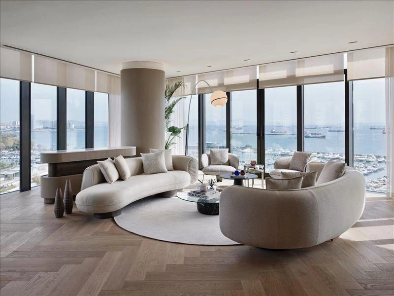 آپارتمانها در مجموعهای مسکونی مدرن در استانبول، Turkiye