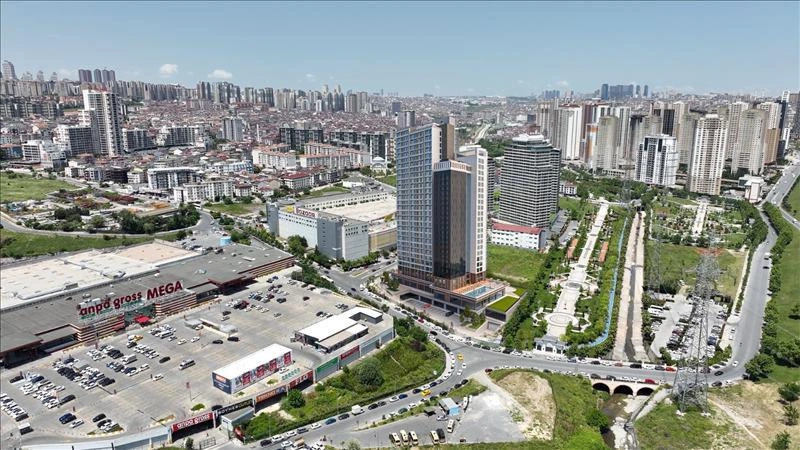 Project in a modern residential complex in Istanbul, Turkey