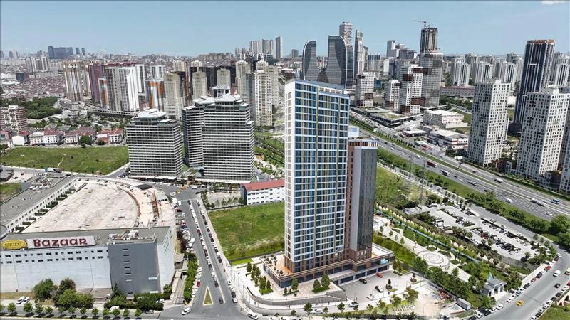 Project in a modern residential complex in Istanbul, Turkey