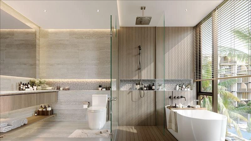 फुकेत, थाईलैंड में शॉपिंग मॉल के पास नए आवासीय परिसर के अपार्टमेंट