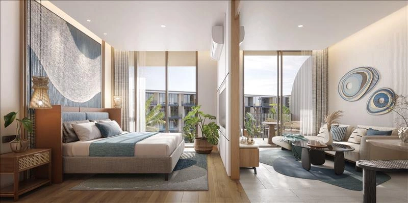 फुकेत, थाईलैंड में शॉपिंग मॉल के पास नए आवासीय परिसर के अपार्टमेंट